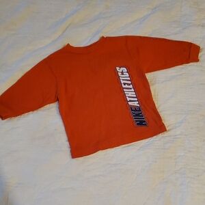 Nike Kids Orange Long Sleeve Shirt sz 3T
